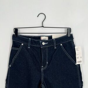 BDG High Waisted Slim Fit Carpenter Utility Straight Leg Jean